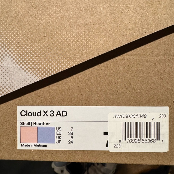 On Running Blush and Charcoal Sneakers - Picture 8 of 8